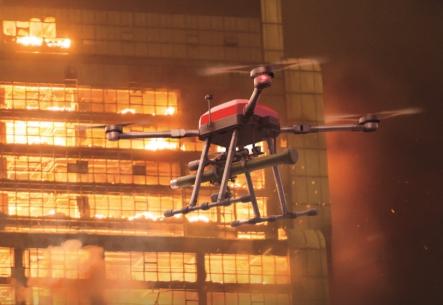 消防無人機在火災中有哪些表現?(圖1)